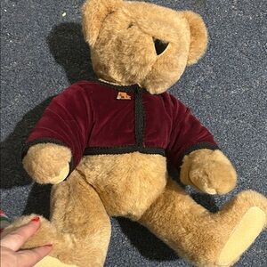 Vermont Teddy Bear 1994  Retired with Red Jacket